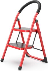 Home Purpose Ladder - 2 Steps - Red