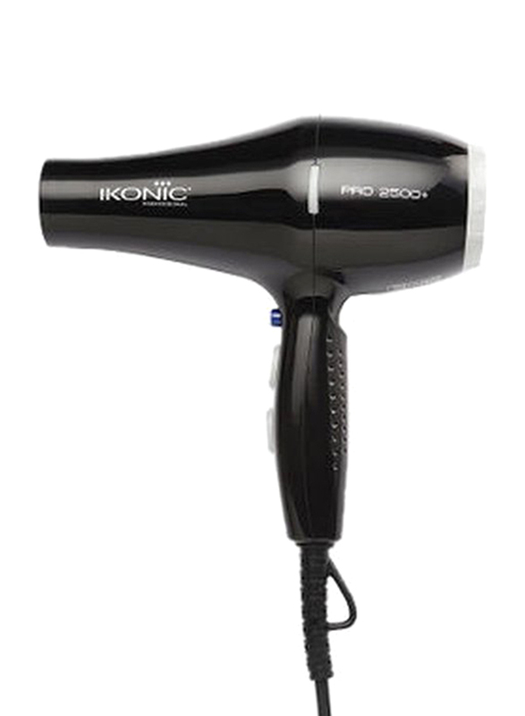 Ikonic Pro 2500+ Hair Dryer, Black