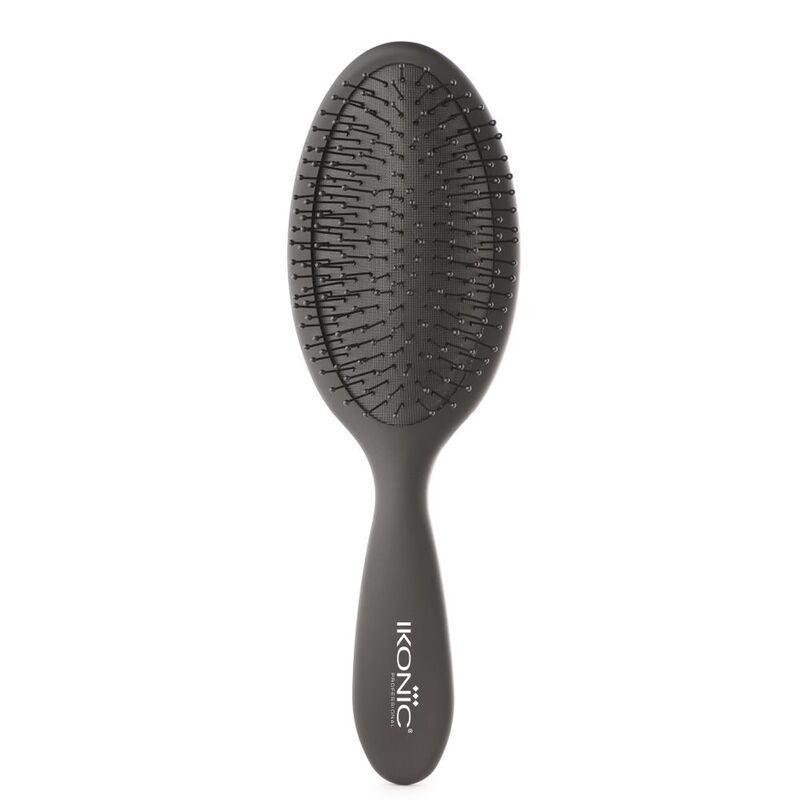 Ikonic No Knots Oval Hair Brush - Black