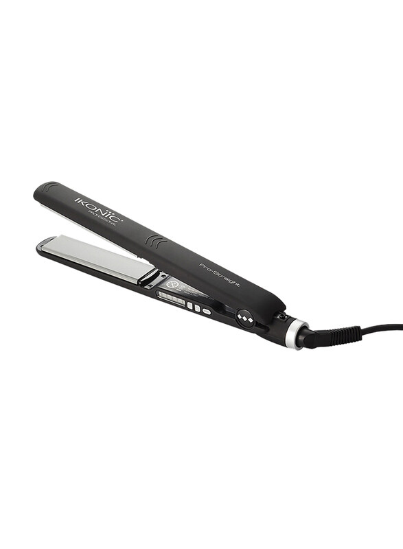 Ikonic Pro Straight Hair Straightener, PS, Black