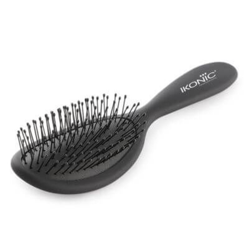 Ikonic No Knots Oval Hair Brush - Black