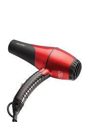 Ikonic Pro 2200 Hair Dryer, HD-2200, Black/Red