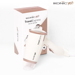 Ikonic Hair Dryer Travel Express White & Rose Gold