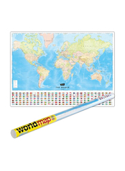 World Map, Rolled, By: Explorer Publishing