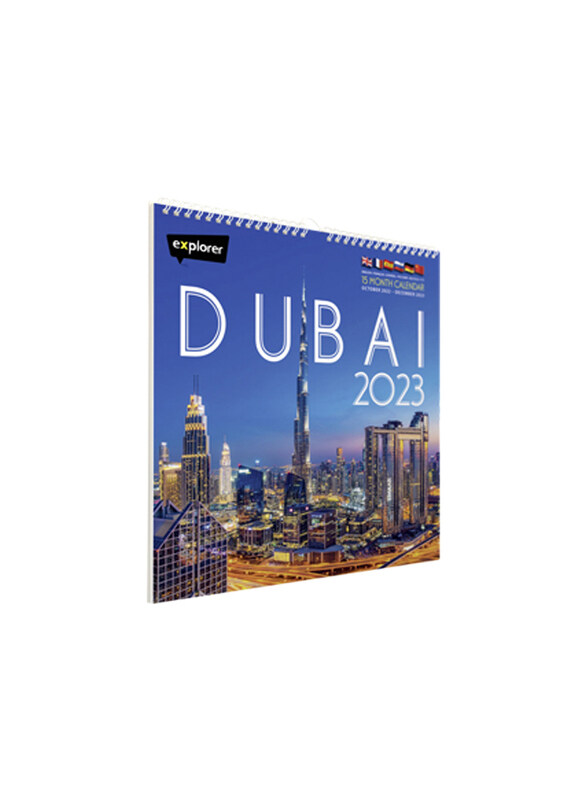 

Explorer 2023 Burj Khalifa Dubai Calendar, Blue