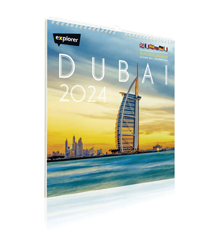 Dubai Calendar 2024 - Burj Al Arab Cover