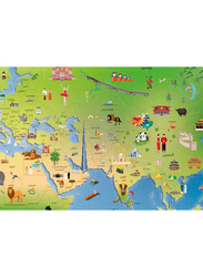 Children's Illustrated World Map (Arabic), By: Explorer Publishing