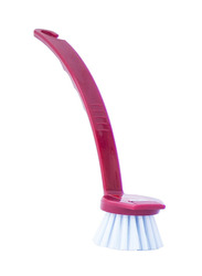 Swip Round Dish Brush, 22 x 5 x 13cm, Red