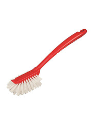 Swip Radial Dish Brush, 24 x 8 x 12cm, Red