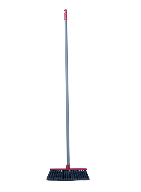 Swip Upright Broom with Hand, 128 x 30cm, Black/Grey