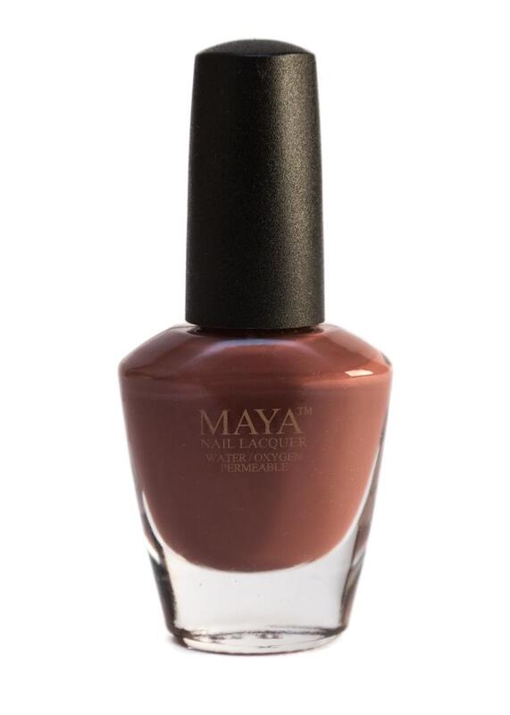 Maya Cosmetics Breathable Water Permeable Wudu Friendly Halal Nail Polish, Dusky Rose