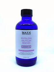 Maya Cosmetics Lavender Oil Organic Revitalizing Nail Polish Remover, 177ml, Clear