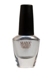 Maya Cosmetics Breathable Water Permeable Wudu Friendly Halal Nail Polish, Silver Lining
