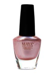 Maya Cosmetics Breathable Water Permeable Wudu Friendly Halal Nail Polish, Petallic Tea Pink