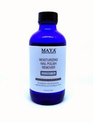 Maya Cosmetics Coconut Oil Organic Moisturizing Nail Polish Remover, 177ml, Clear