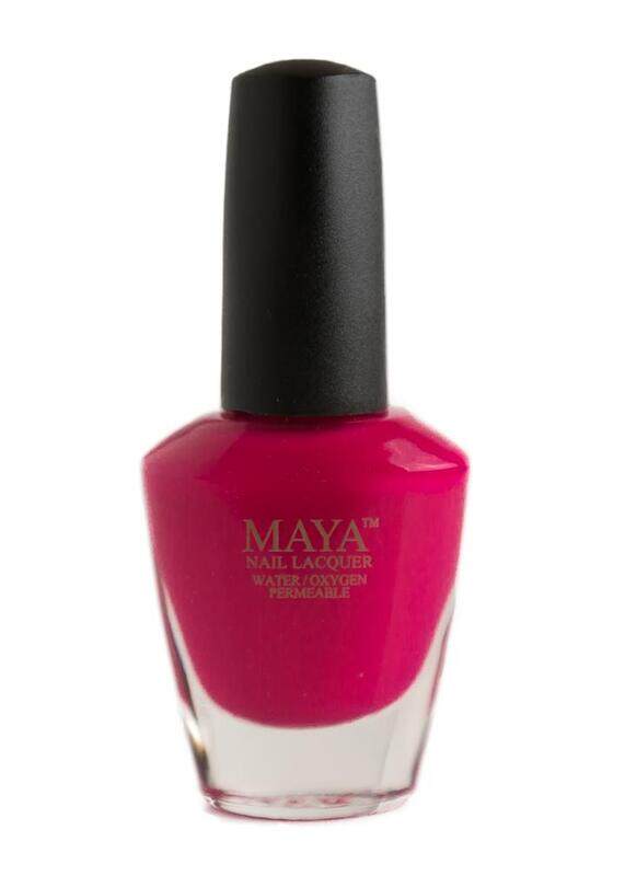 

Maya Cosmetics Breathable Water Permeable Wudu Friendly Halal Nail Polish, Fuchsia is Bright