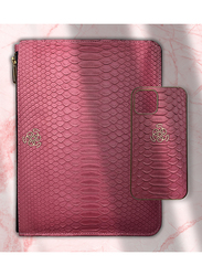 Fifty karat genuine real python leahter Wallet Set, mobile case ,clutch bag