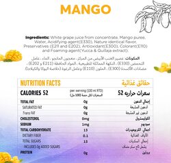 Just Chill Drink Co. Mango Slush, Made From 100% Real Fruit Extract, 1.89 Litre