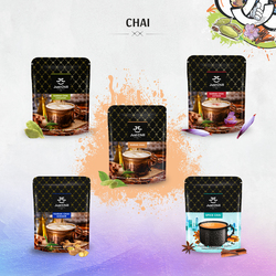 Just Chill Drinks Co. Tea Premix, Karak Chai Spice, Immunity Booster, 1000g