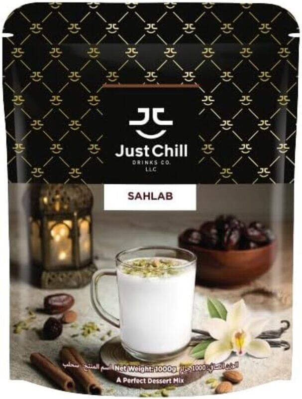 

Just Chill Drinks Co. Sahlab Powder Premix 1 KG, Rich, Comforting Milky Dessert Drink