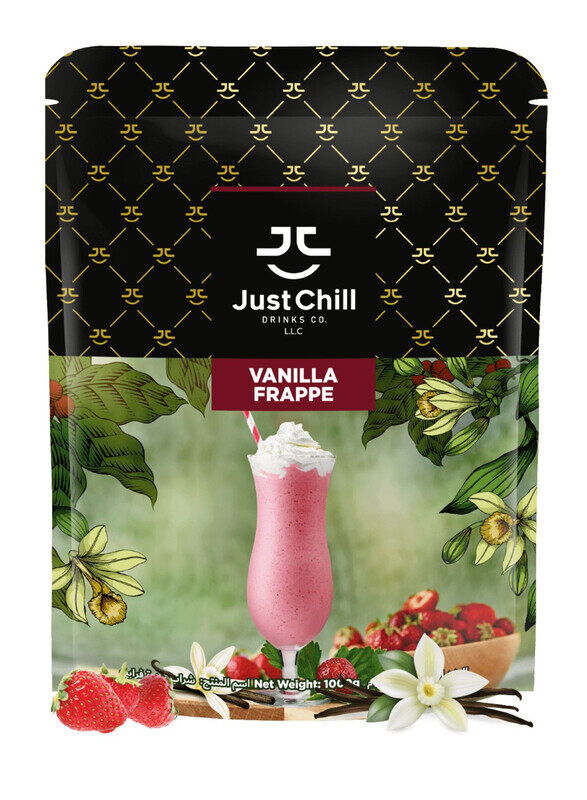 

Just Chill Drinks Co. Beverage Premix, Vanilla Frappe, 1000g