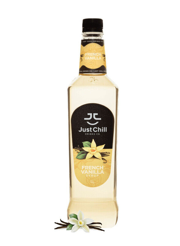 

Just Chill Drinks Co. French Vanilla Syrup, 1 Litre
