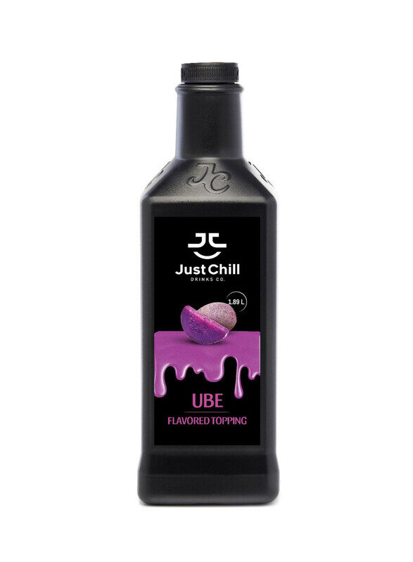 

Just Chill Drinks Co. Ube Topping Purple Yam Taro Purple Potato, 1.89 Litre