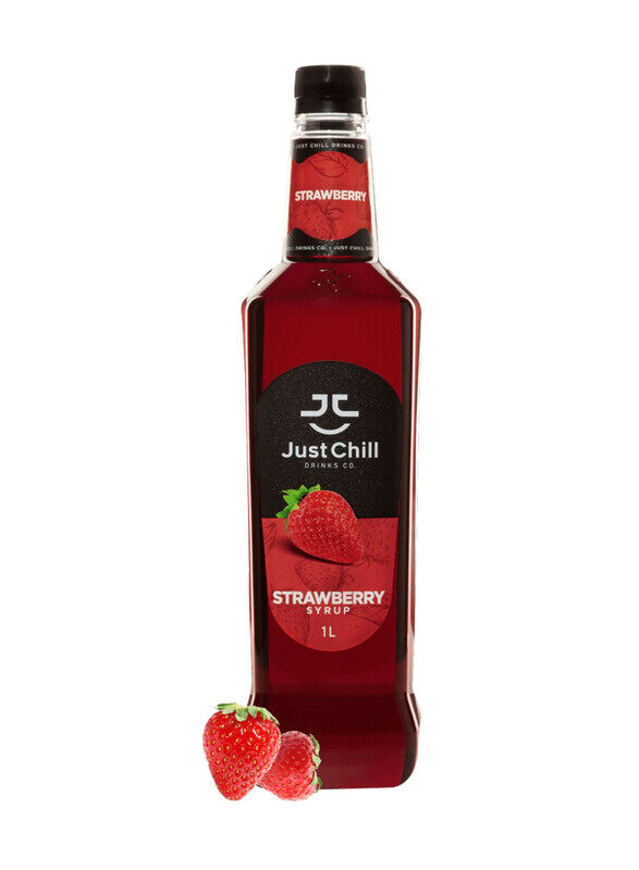 

Just Chill Drinks Co. Strawberry Fruit Syrup, 1 Litre