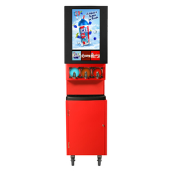 Just Chill Drinks Co. ICEE 773 Cold Beverage Drink Dispenser with 3 Barrels, LCD Screen , Programmable Defrost, High Capacity