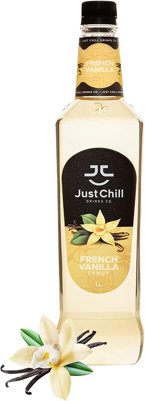 Just Chill Drinks Co. French Vanilla Syrup, 1 Litre