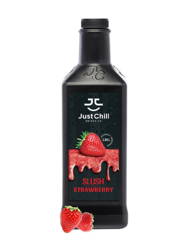 

Just Chill Drink Co. Strawberry Slush, Made From 100% Real Fruit Extract, 1.89 Litre