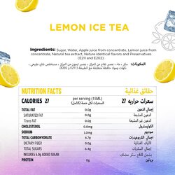 Just Chill Drinks Co. Lemon Iced Tea Syrup, 1 Litre