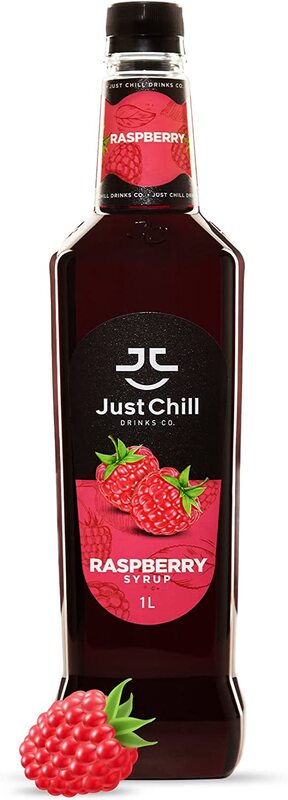 Just Chill Drinks Co. Raspberry Fruit Syrup, 1 Litre