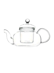 800ml Handmade Glass Tea Pot, Clear