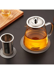 1Chase 6-Piece Borosilicate Glass Teapot Set, Clear
