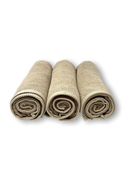 Lushh Cotton Bath Towel Set, 3 Pieces, Beige