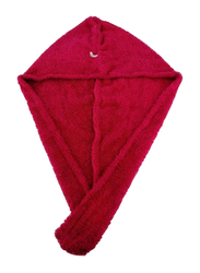 Lushh Cotton Terry Hair Towel Wrap, Fuchsia