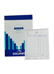 Dolphin Invoice Book, Large, 3 Pieces, White
