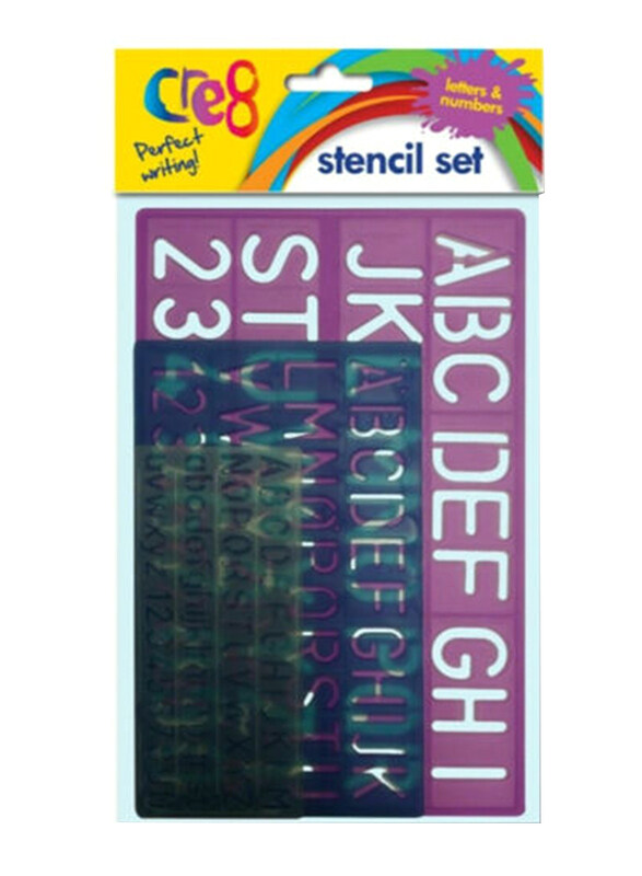 

Cre8 3-Pieces Stencil Set, Multicolour