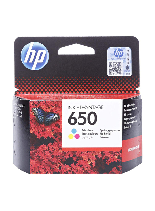 HP 650 Tri-Color Original Ink Cartridge