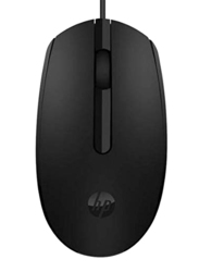 HP M10 Wired Optical Mouse, Black