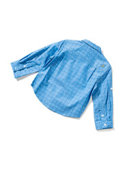 Poney Long Sleeve Shirt for Boys, 1-2 Years, Blue