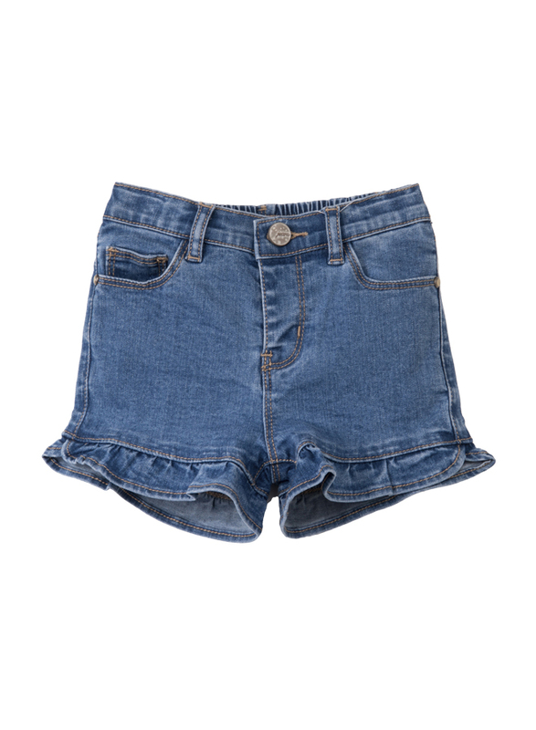 Poney Denim Shorts for Girls, 11-12 Years, Blue