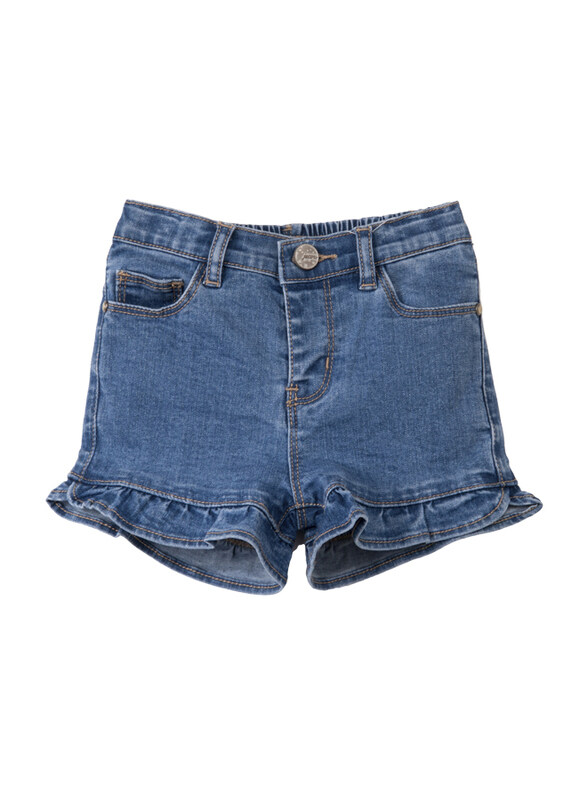 

Poney Denim Shorts for Girls, 9-10 Years, Blue