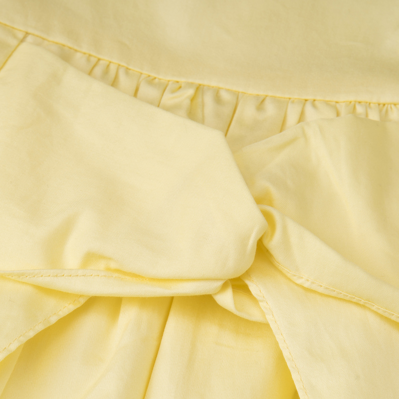Poney Short Sleeve Dress for Girls, 3-4 Years, Yellow