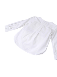 Poney Long Sleeve Shirt for Boys, 2-3 Years, White