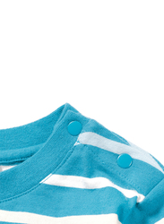 Poney Long Sleeve Tee for Boys, 0-6 Months, Blue