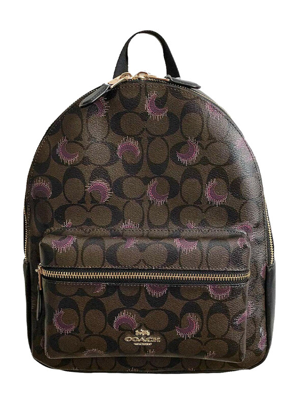 Coach medium charlie online backpack black