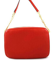 Michael Kors Leather Fulton Crossbody Bag for Women, Red