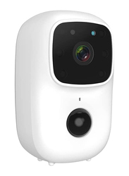 Unihoms Smart Wi-Fi 2MP Battery Camera, White